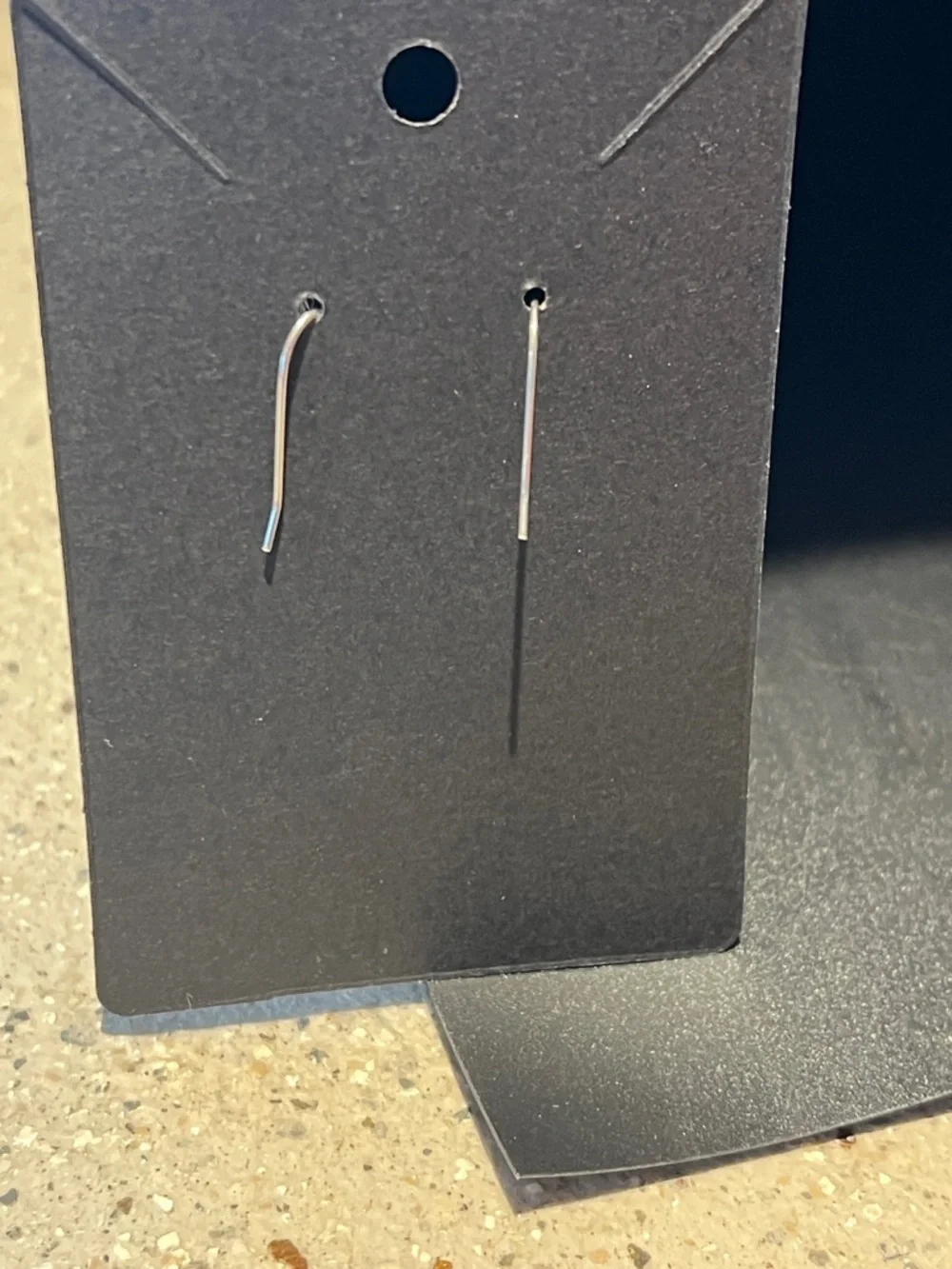 4/$20 Iridescent Abalone Circle Drop Earrings - Silver-Tone - Picture 2 of 4